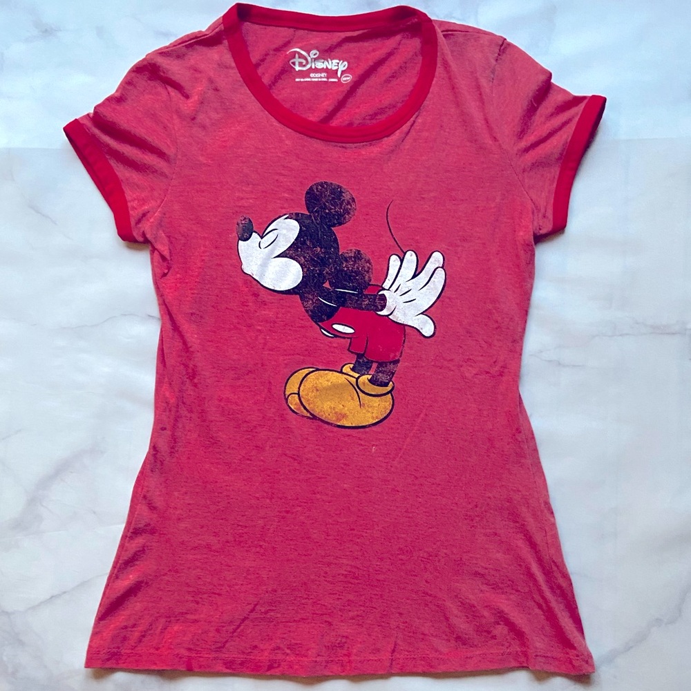 Mickey Mouse red vintage tshirt